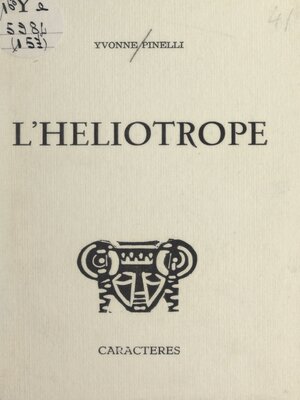 cover image of L'héliotrope